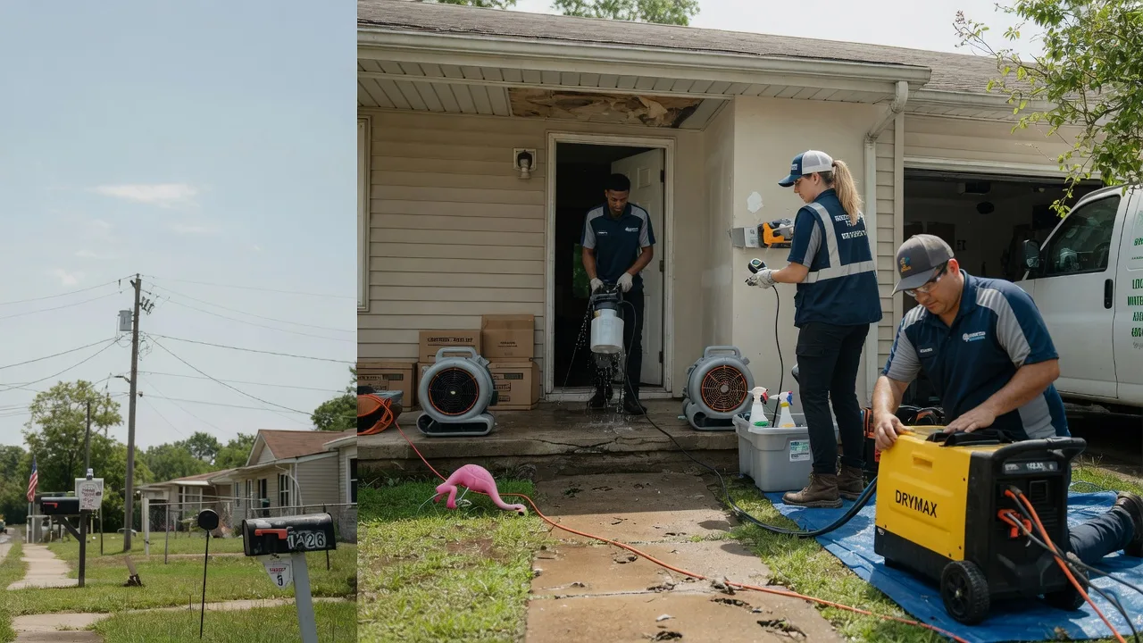 Storm Damage Water Removal in Earlsboro, OK near me